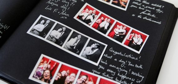 photo booth for hire guestbook