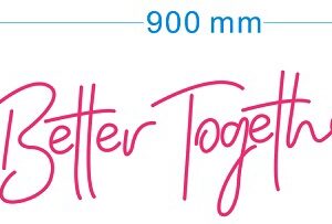 Better Together Neon Sign For A Wedding